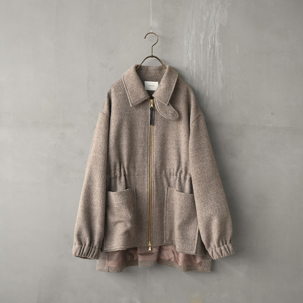 SHAGGY WOOL ZIP JKT – MANON ONLINESTORE