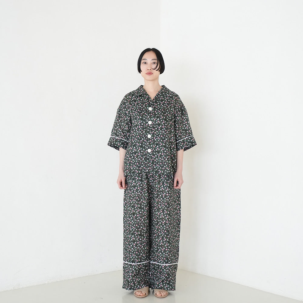 ORIGINAL LINEN FLOWER PRINT EASY PANTS – MANON ONLINESTORE