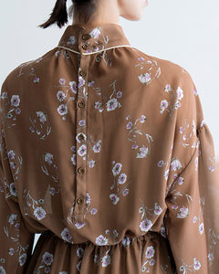 ORIGINAL FLOWER PIPING GATHER ONEPIECE – MANON ONLINESTORE