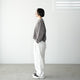 VINTAGE SERGE THREE TUCK WIDE PANTS