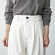 VINTAGE SERGE THREE TUCK WIDE PANTS