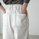 VINTAGE SERGE THREE TUCK WIDE PANTS