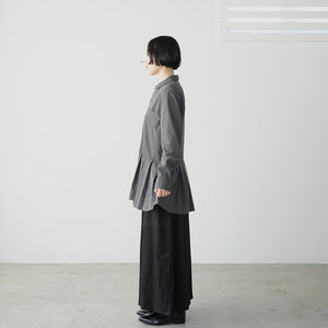 TROPICAL PLEATS DRESS SHT