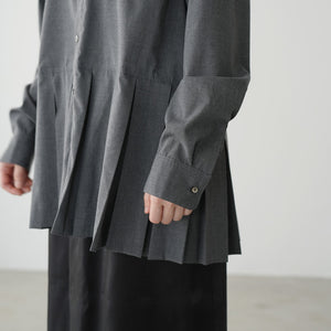 TROPICAL PLEATS DRESS SHT