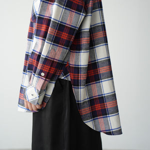 FLANNEL CHECK OVER SHT