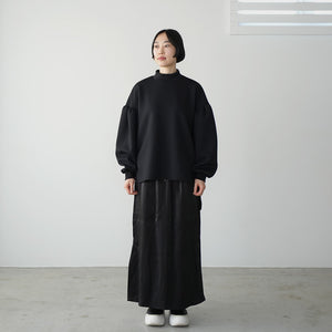 CARDBOARD KNIT LONG SLEEVE  MOC TEE