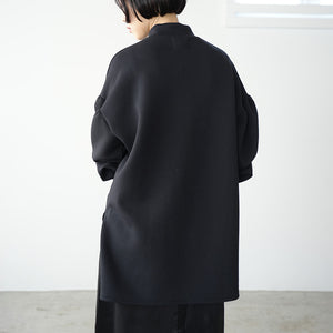 CARDBOARD KNIT LONG SLEEVE  MOC TEE
