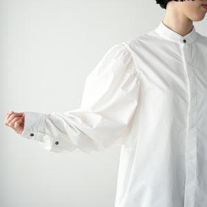 GATHER SLEEVE LONG SHT