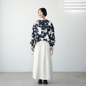 CARDBOARD KNIT LONG SLEEVE ORIGINAL PRINT SPINDLE TEE