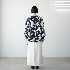 CARDBOARD KNIT LONG SLEEVE ORIGINAL PRINT SPINDLE TEE