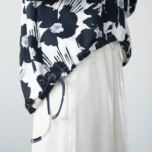 CARDBOARD KNIT LONG SLEEVE ORIGINAL PRINT SPINDLE TEE