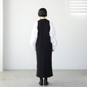 NO SLEEVE LONG KNIT ONEPIECE