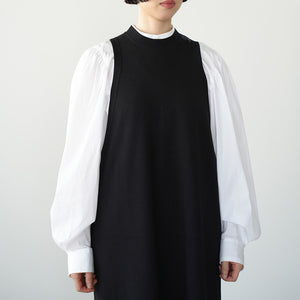 NO SLEEVE LONG KNIT ONEPIECE
