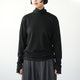 WOOL HI NECK LS TEE