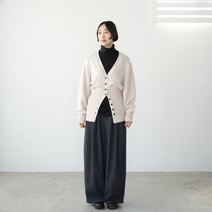 WOOL HI NECK LS TEE