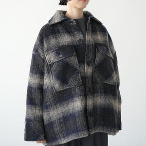 ジャケット・アウター SHAGGY CHECK PADDING LINER BIG JACKET SHAGGY CHECK BIG JKT – MANON ONLINESTORE