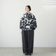 WOOL MIX THREE TUCK WIDE PANTS