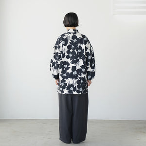 CARDBOARD KNIT LONG SLEEVE  MOC FLOWER TEE