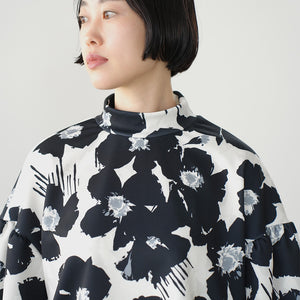 CARDBOARD KNIT LONG SLEEVE  MOC FLOWER TEE