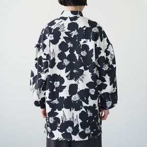 CARDBOARD KNIT LONG SLEEVE  MOC FLOWER TEE