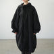 COTTON NYLON HOOD COAT