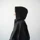 COTTON NYLON HOOD COAT