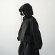 COTTON NYLON HOOD COAT