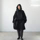 COTTON NYLON HOOD COAT