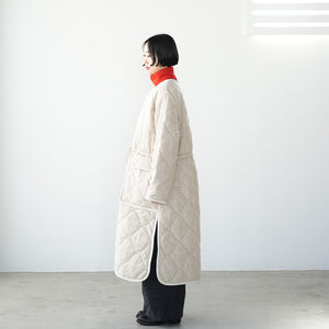 WOOL QUILT PIPING COAT – MANON ONLINESTORE