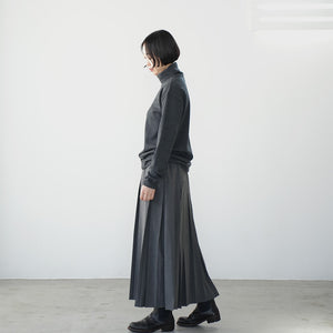 TROPICAL SWITCH PLEATS SKIRT