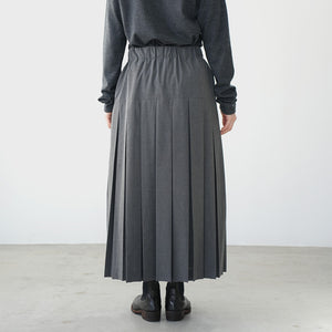 TROPICAL SWITCH PLEATS SKIRT