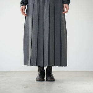 TROPICAL SWITCH PLEATS SKIRT