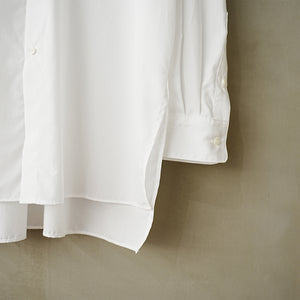 BAND COLLAR DRESS SHT