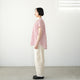 FRILL SLEEVE LINEN MIX STRIPE AMICAL SHT