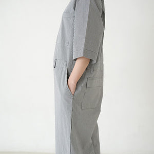 ミカン様 オールインワン Mグレー GINGHAM CHECK ALL IN ONE – MANON ONLINESTORE