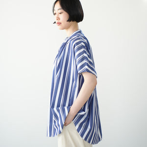 STRIPE FRENCH SLEEVE BIG AMICAL SHT