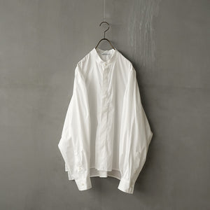 GATHER SLEEVE BAND COLLAR SHT