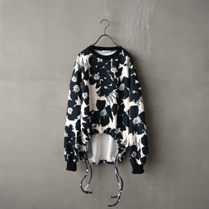 CARDBOARD KNIT LONG SLEEVE ORIGINAL PRINT SPINDLE TEE