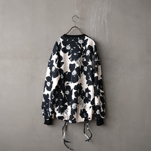 CARDBOARD KNIT LONG SLEEVE ORIGINAL PRINT SPINDLE TEE