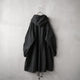 COTTON NYLON HOOD COAT