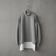 CARDBOARD KNIT LONG SLEEVE  MOC TEE