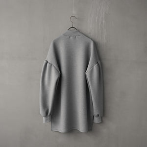 CARDBOARD KNIT LONG SLEEVE  MOC TEE