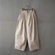 VINTAGE SERGE THREE TUCK WIDE PANTS
