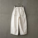 VINTAGE SERGE THREE TUCK WIDE PANTS