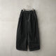 VINTAGE SERGE THREE TUCK WIDE PANTS