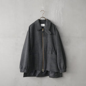 SHAGGY WOOL ZIP JKT – MANON ONLINESTORE