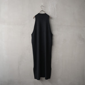 NO SLEEVE LONG KNIT ONEPIECE