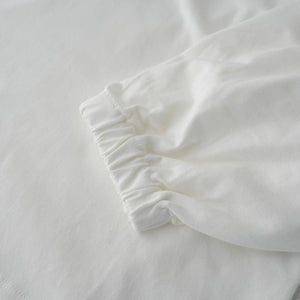 GATHER SLEEVE LS TEE