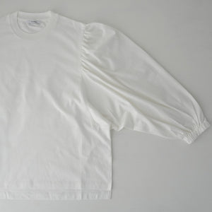 GATHER SLEEVE LS TEE
