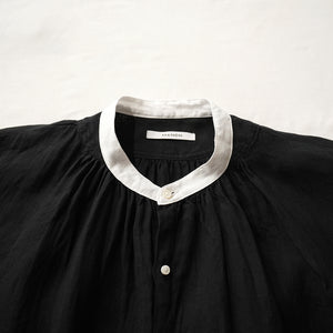 FRENCH LINEN FRILL SLEEVE AMICAL SHT